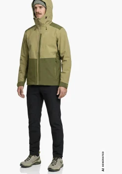 Allwetterjacke mit verstellbarer Kapuze