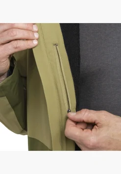 Allwetterjacke mit verstellbarer Kapuze