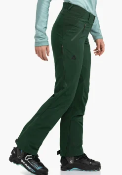 Atmungsaktive Skitouren Softshell Hose