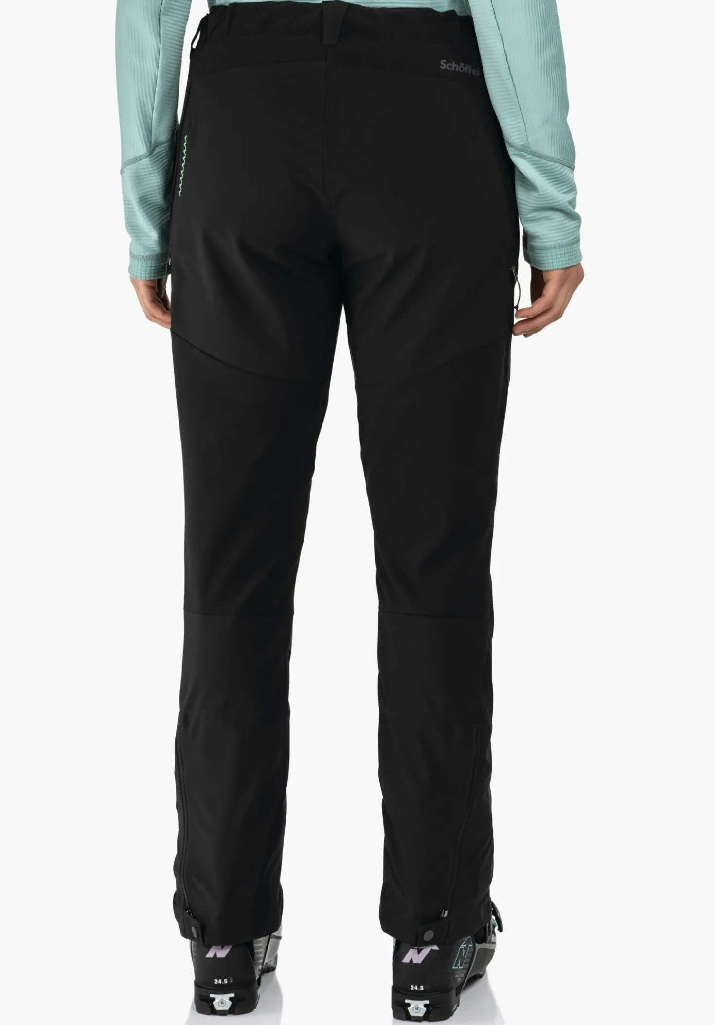 Atmungsaktive Skitouren Softshell Hose