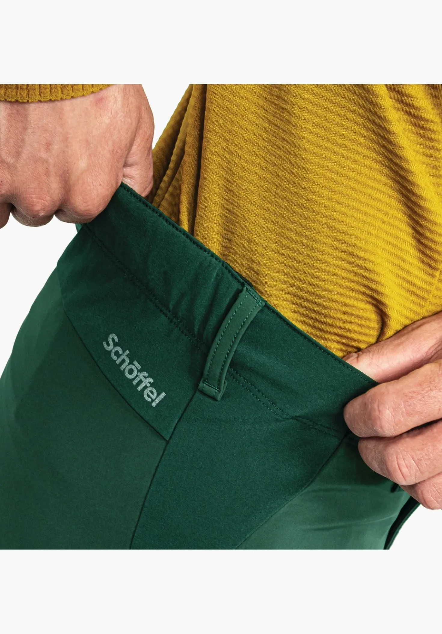 Atmungsaktive Skitouren Softshell Hose