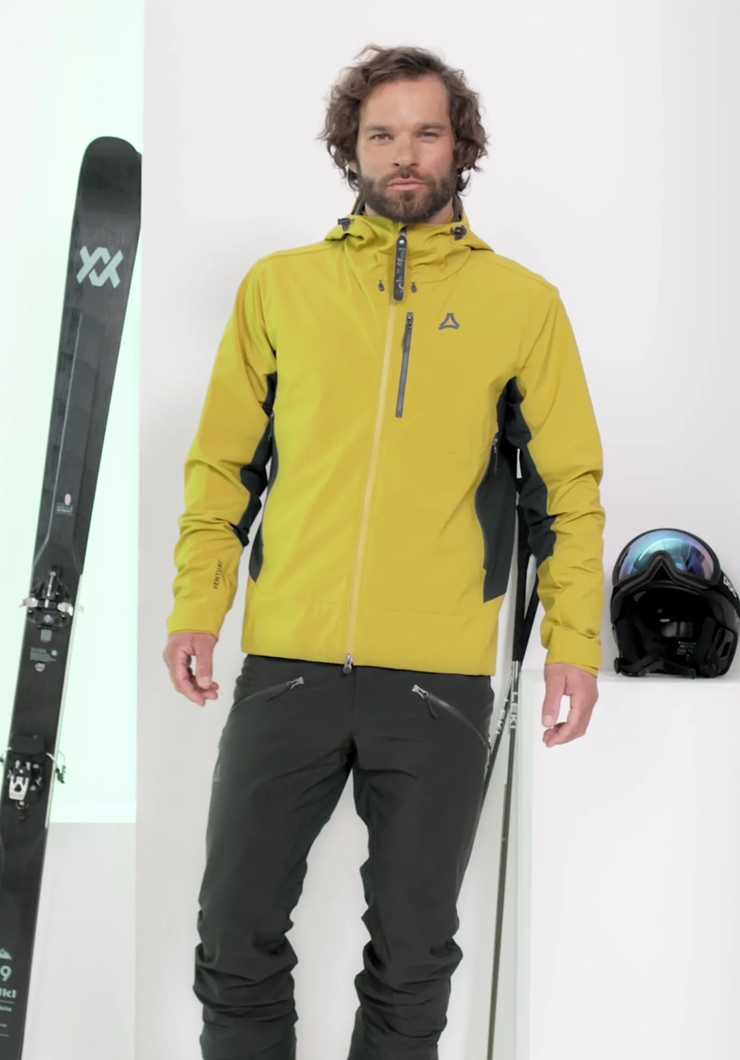 Atmungsaktive Softshell Jacke