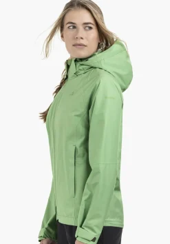 Bequeme Regenjacke mit Pack-Away Tasche