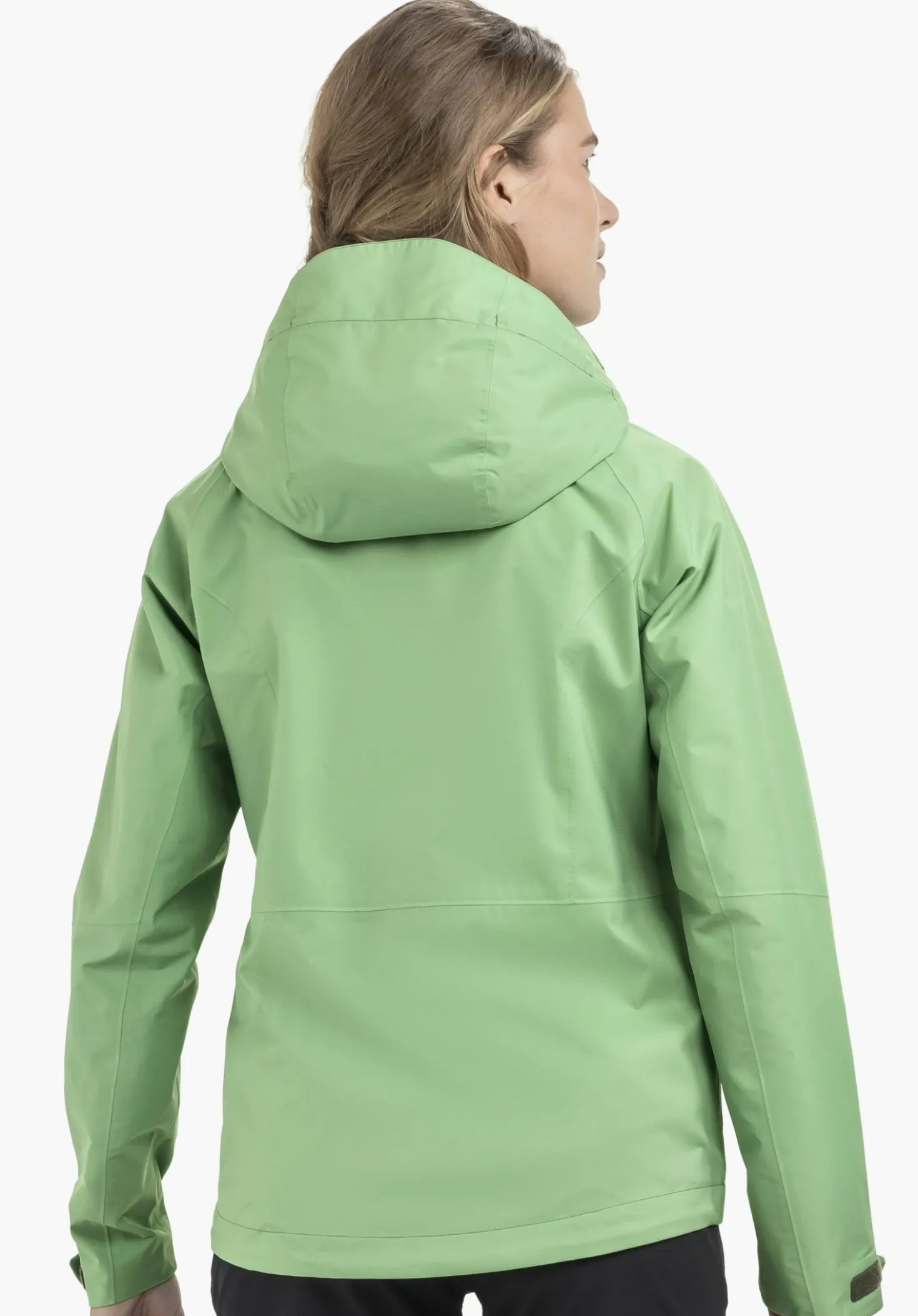 Bequeme Regenjacke mit Pack-Away Tasche