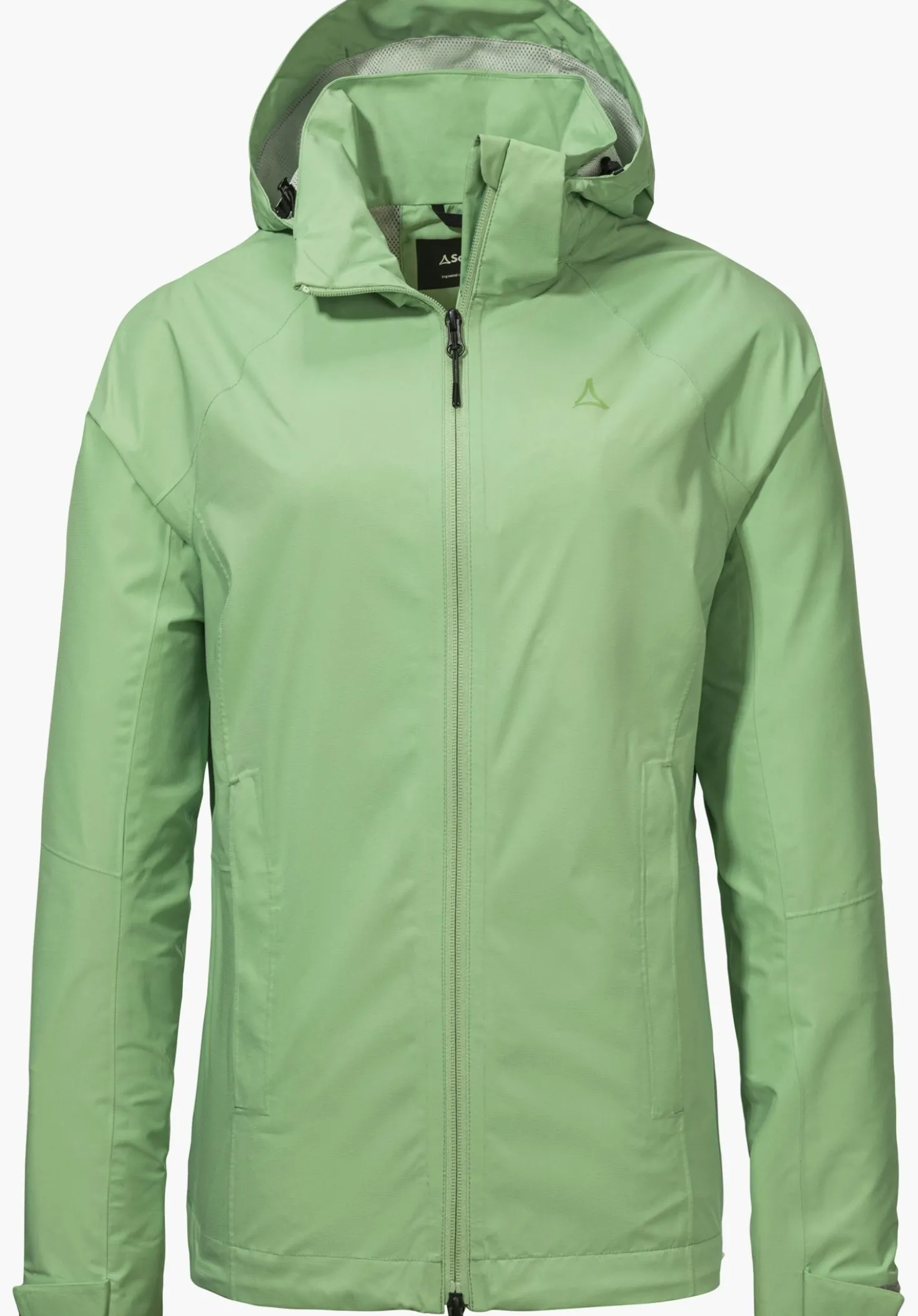 Bequeme Regenjacke mit Pack-Away Tasche