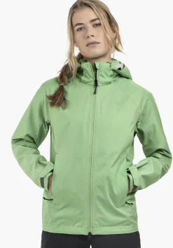 Bequeme Regenjacke mit Pack-Away Tasche