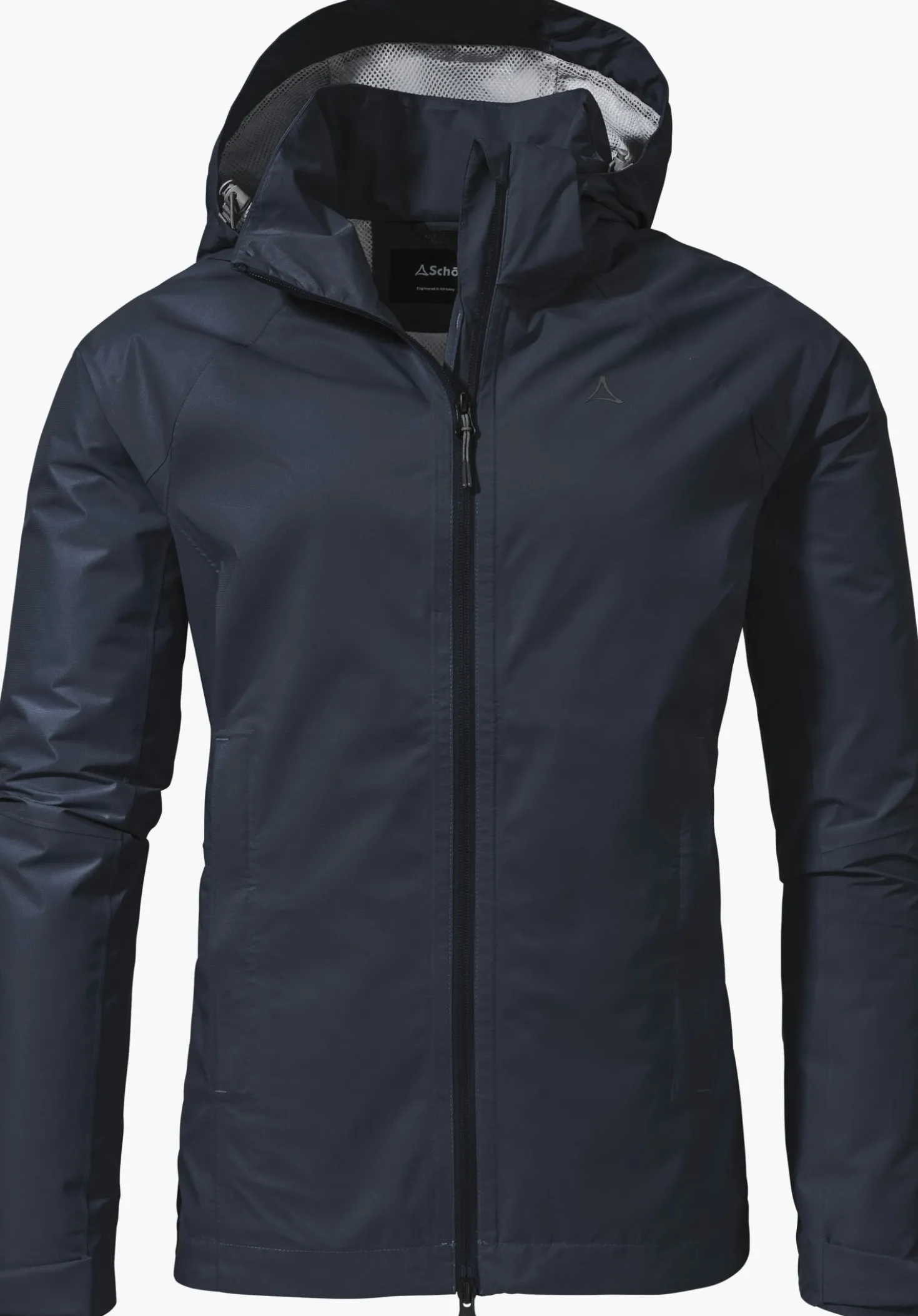 Bequeme Regenjacke mit Pack-Away Tasche