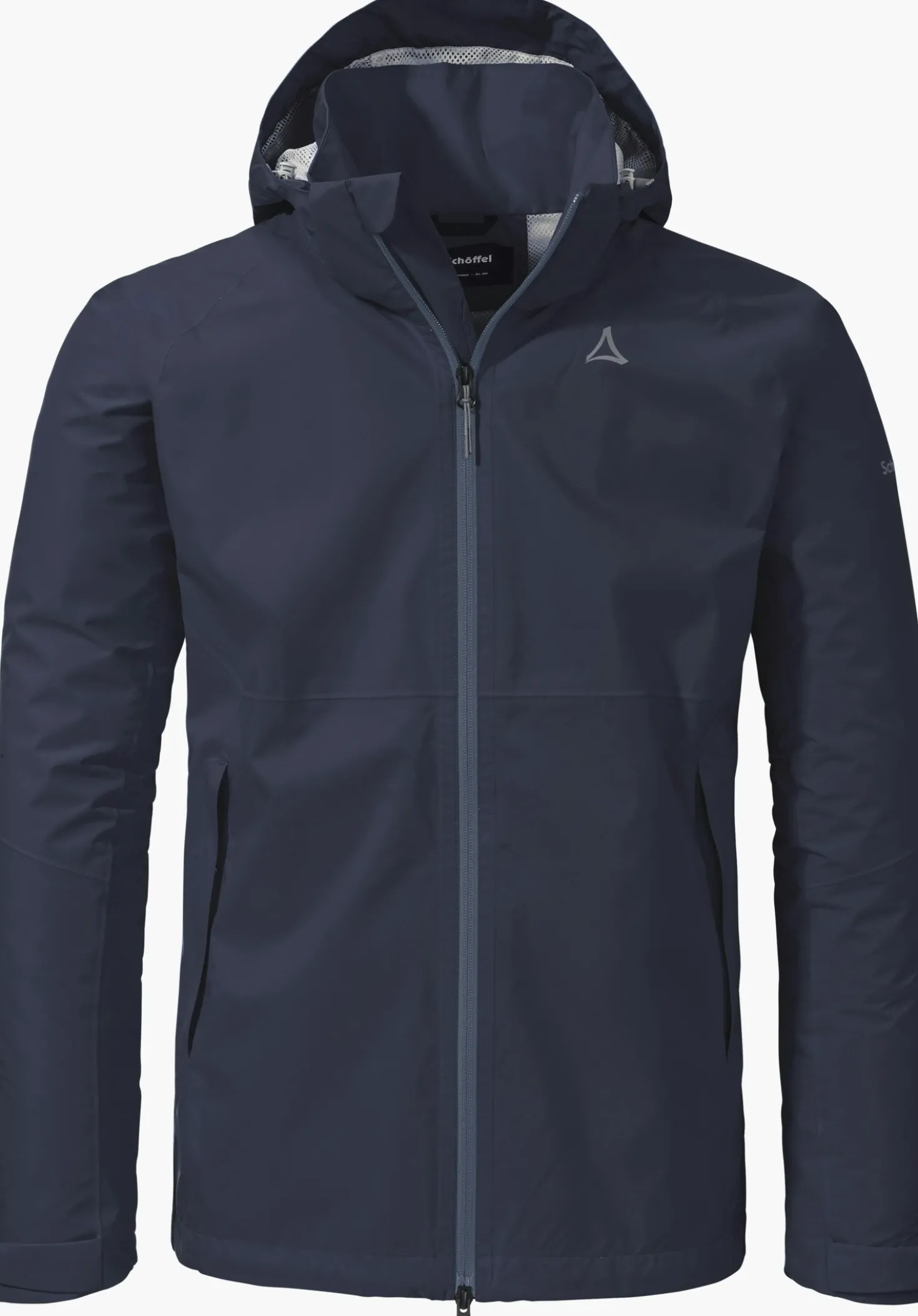 Bequeme Regenjacke mit Pack-Away Tasche