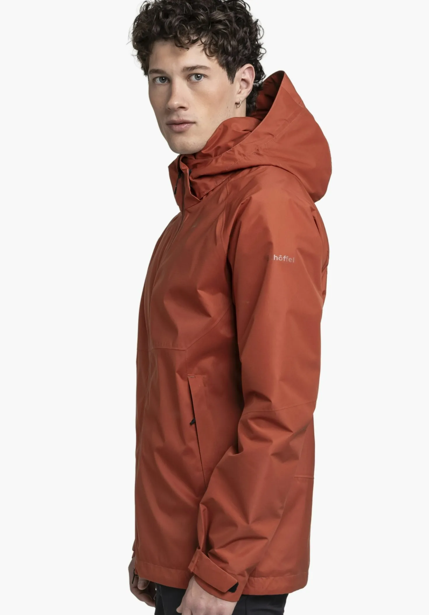 Bequeme Regenjacke mit Pack-Away Tasche