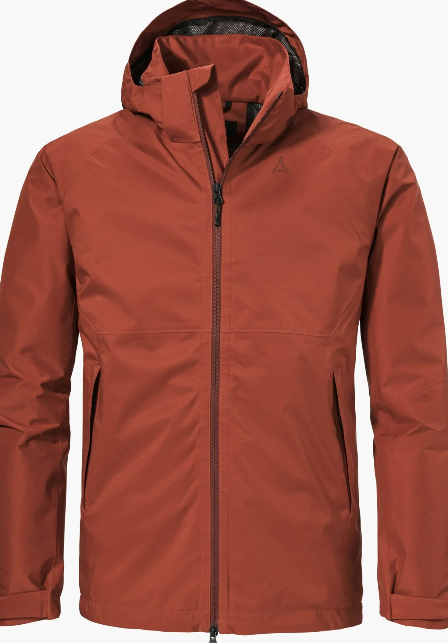 Bequeme Regenjacke mit Pack-Away Tasche