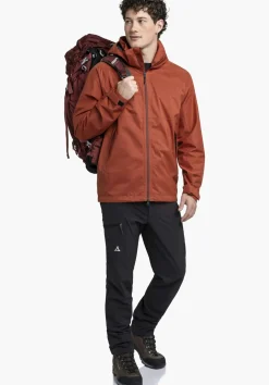 Bequeme Regenjacke mit Pack-Away Tasche