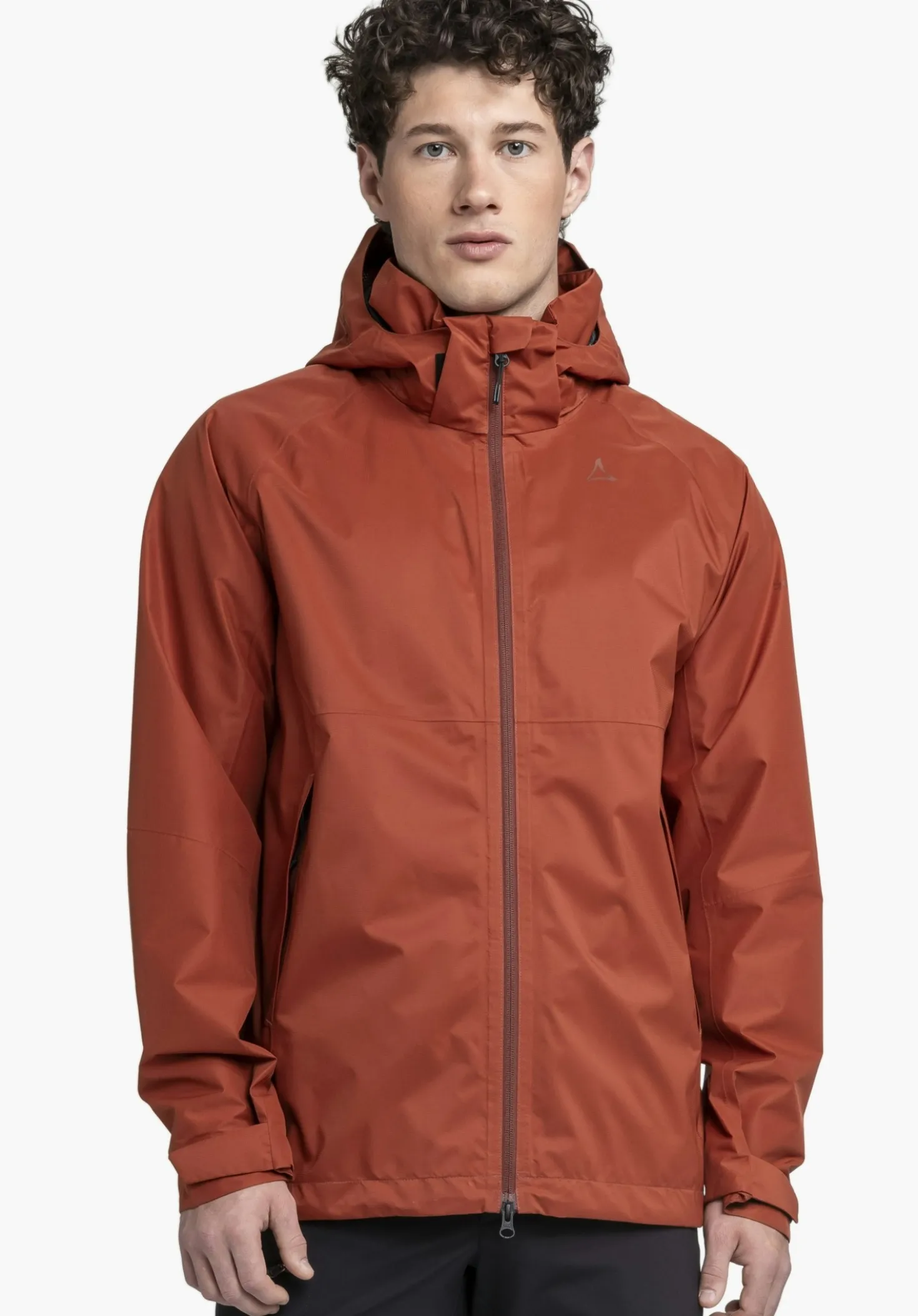 Bequeme Regenjacke mit Pack-Away Tasche