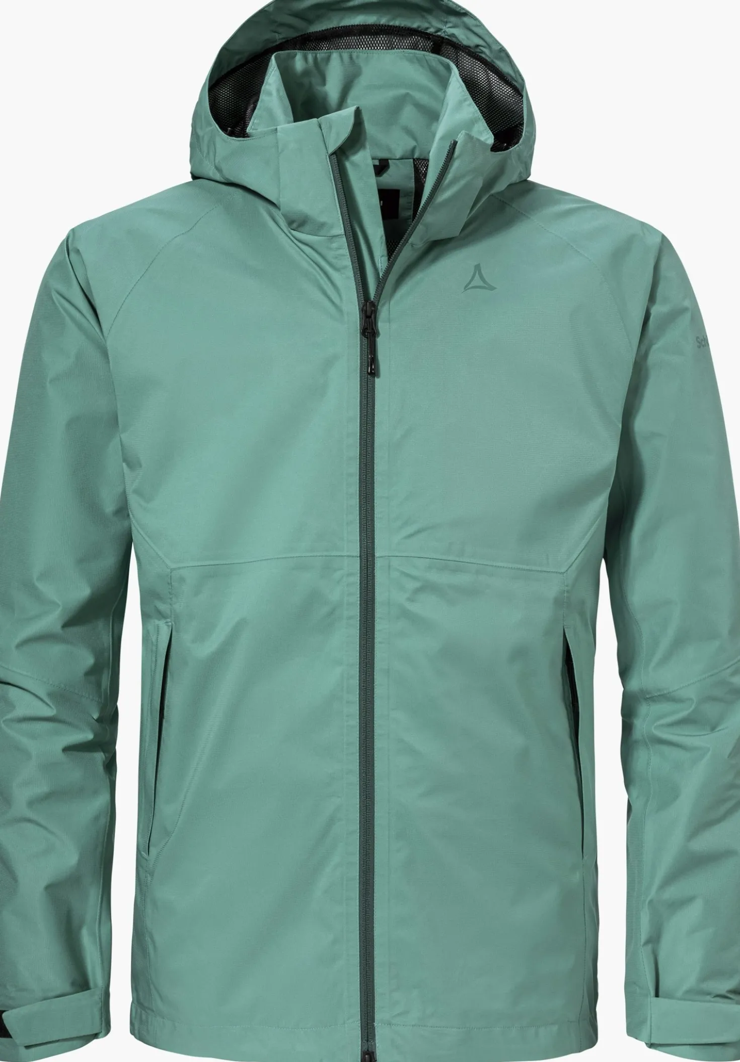 Bequeme Regenjacke mit Pack-Away Tasche