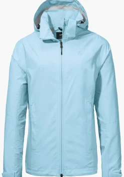 Bequeme Regenjacke mit Pack-Away Tasche
