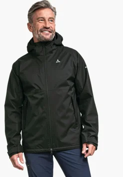 Bequeme Regenjacke mit Pack-Away Tasche
