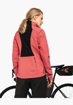 Bike Softshell Jacke mit Materialmix