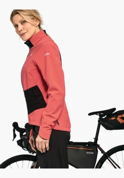 Bike Softshell Jacke mit Materialmix