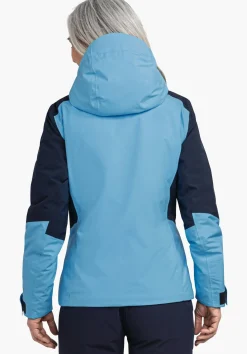 Colour Block Skijacke mit Ventilation