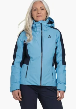 Colour Block Skijacke mit Ventilation