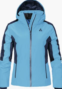 Colour Block Skijacke mit Ventilation