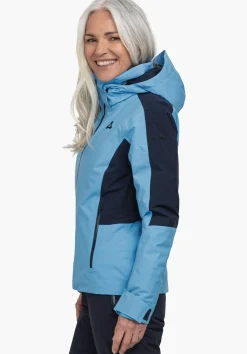 Colour Block Skijacke mit Ventilation