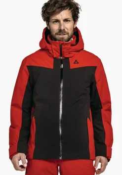 Colour Block Skijacke mit Ventilation