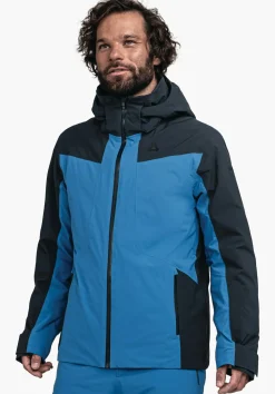 Colour Block Skijacke mit Ventilation
