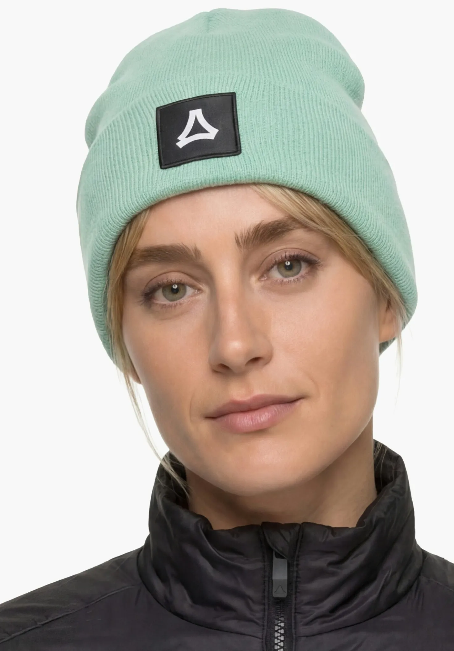 Feinstrick Beanie mit Umschlag