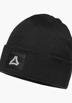 Feinstrick Beanie mit Umschlag