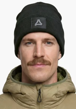 Feinstrick Beanie mit Umschlag
