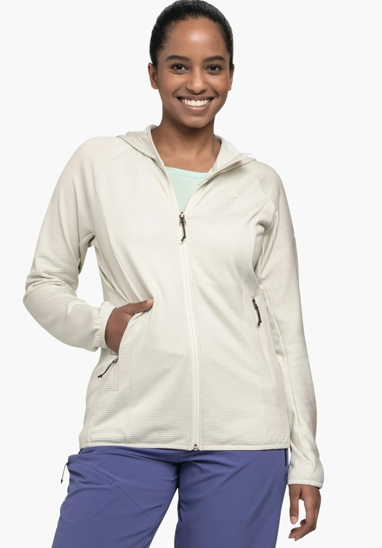 Fleece Hoody für sportliche Wanderungen