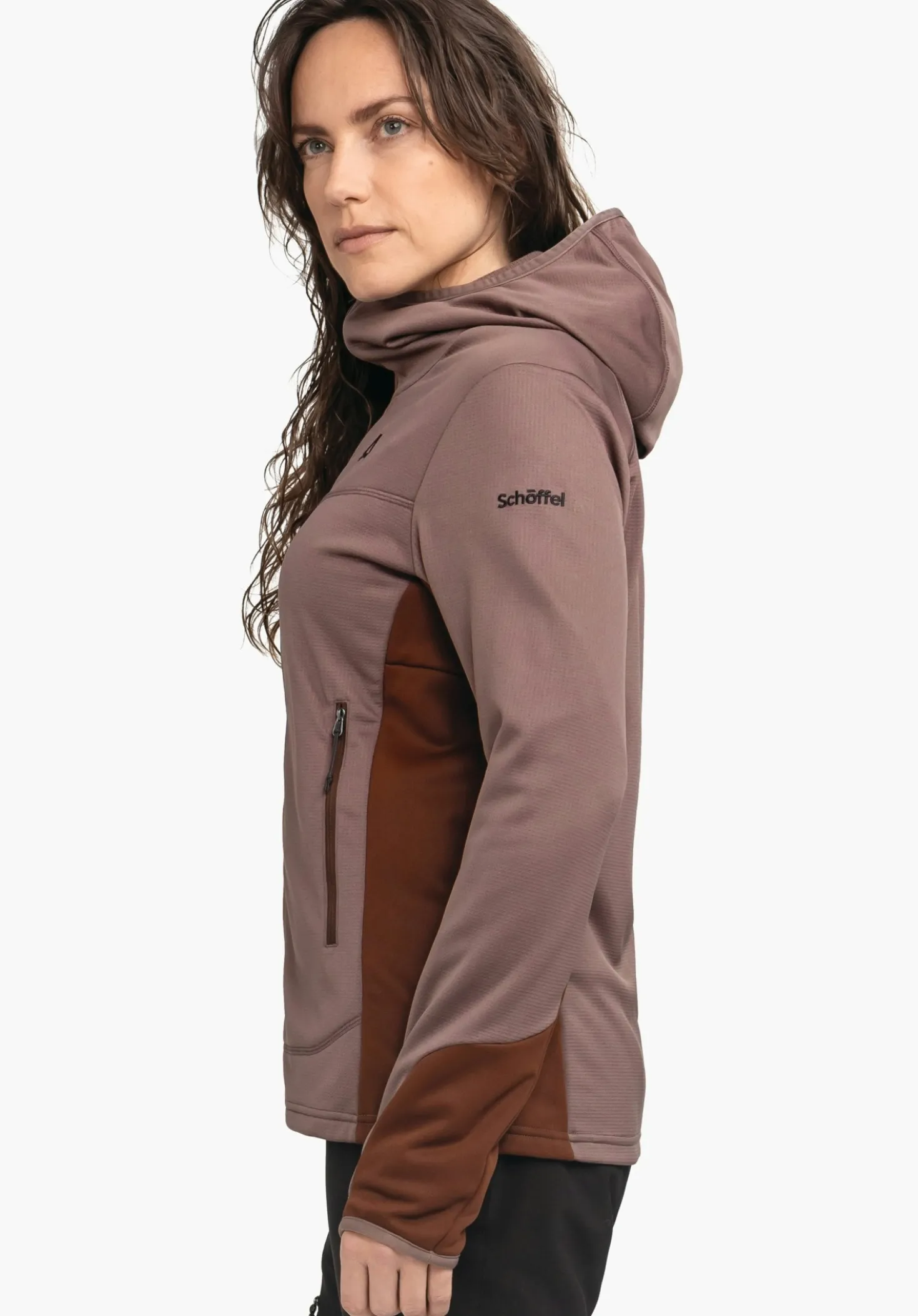 Fleece Hoody mit max. Bewegungsfreiheit
