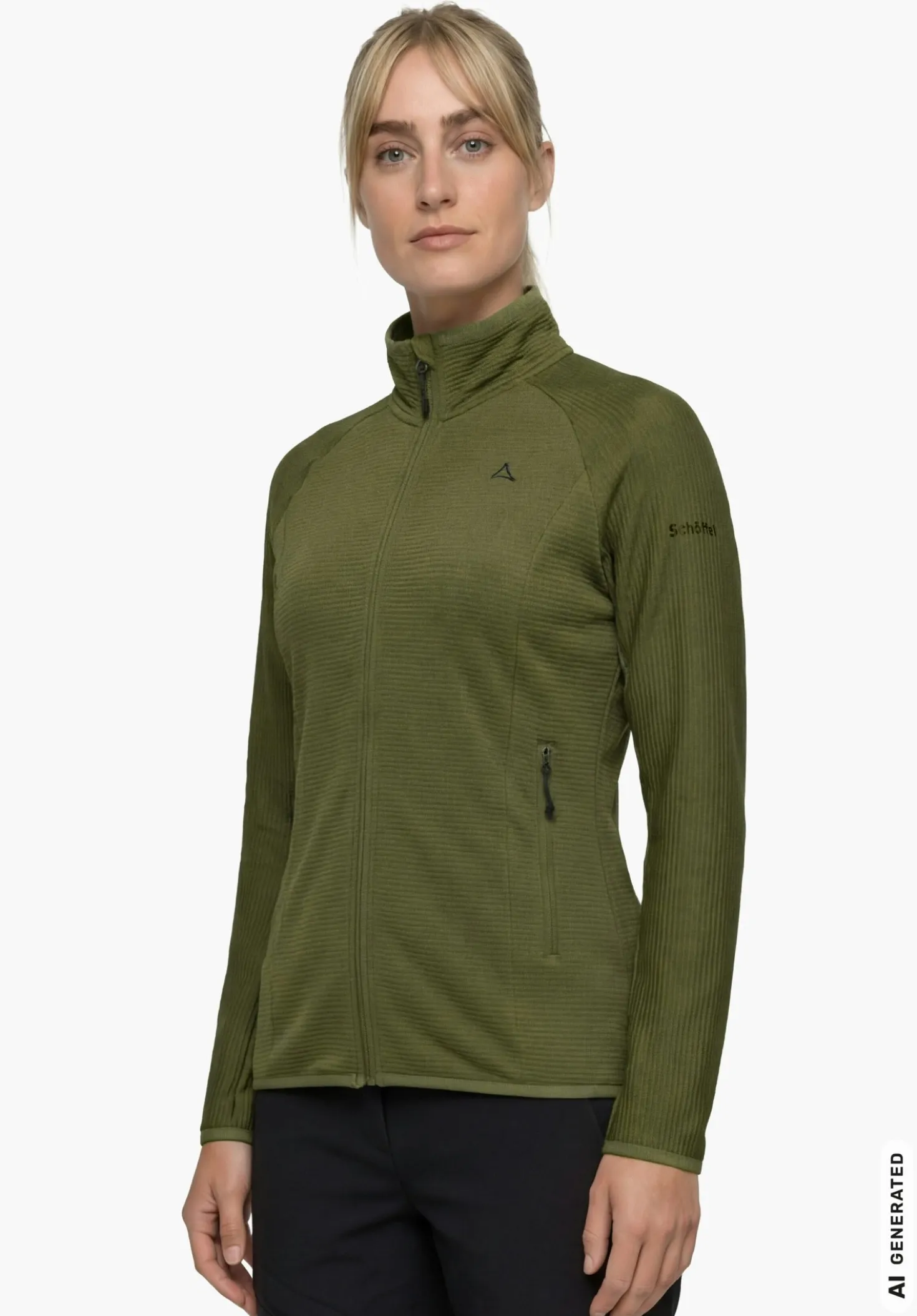Fleece Jacke für sportliche Wanderungen