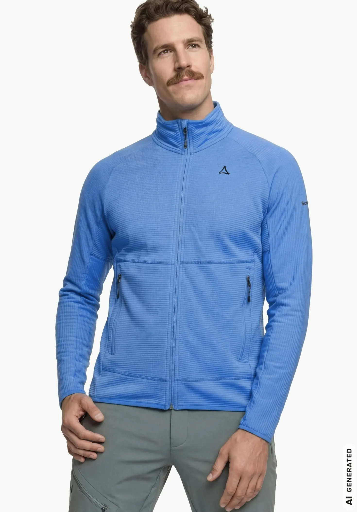 Fleece Jacke für sportliche Wanderungen