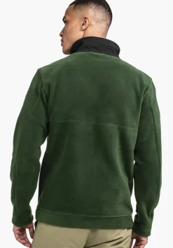 Fleece Jacke mit Materialmix
