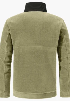 Fleece Jacke mit Materialmix