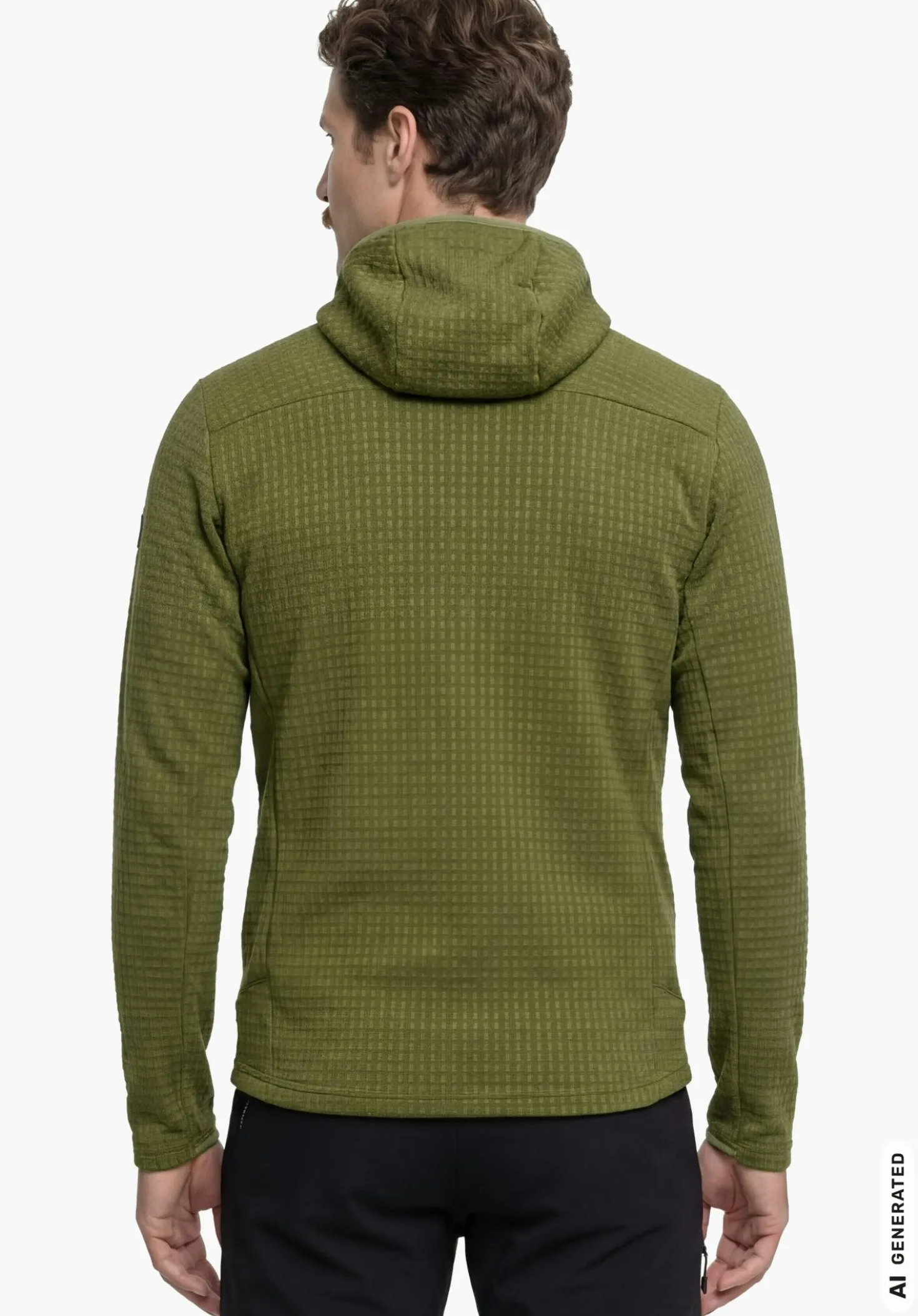 Funktionaler Fleece Hoody mit Kapuze