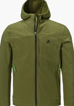 Funktionaler Fleece Hoody mit Kapuze