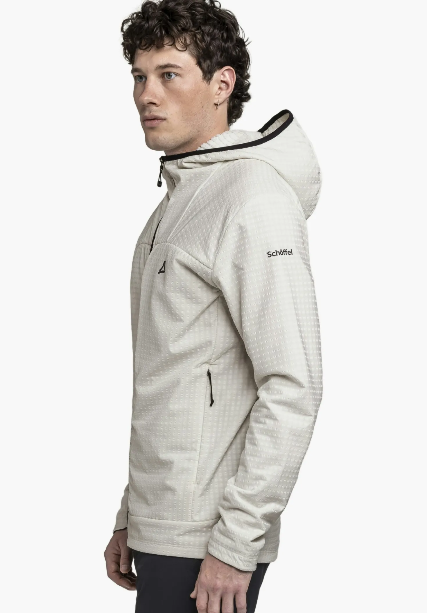 Funktionaler Fleece Hoody mit Kapuze