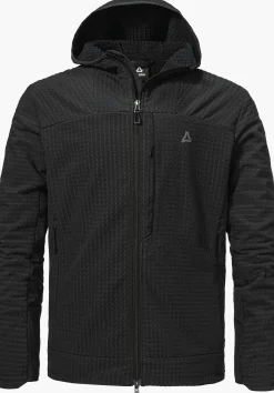 Funktionaler Fleece Hoody mit Kapuze