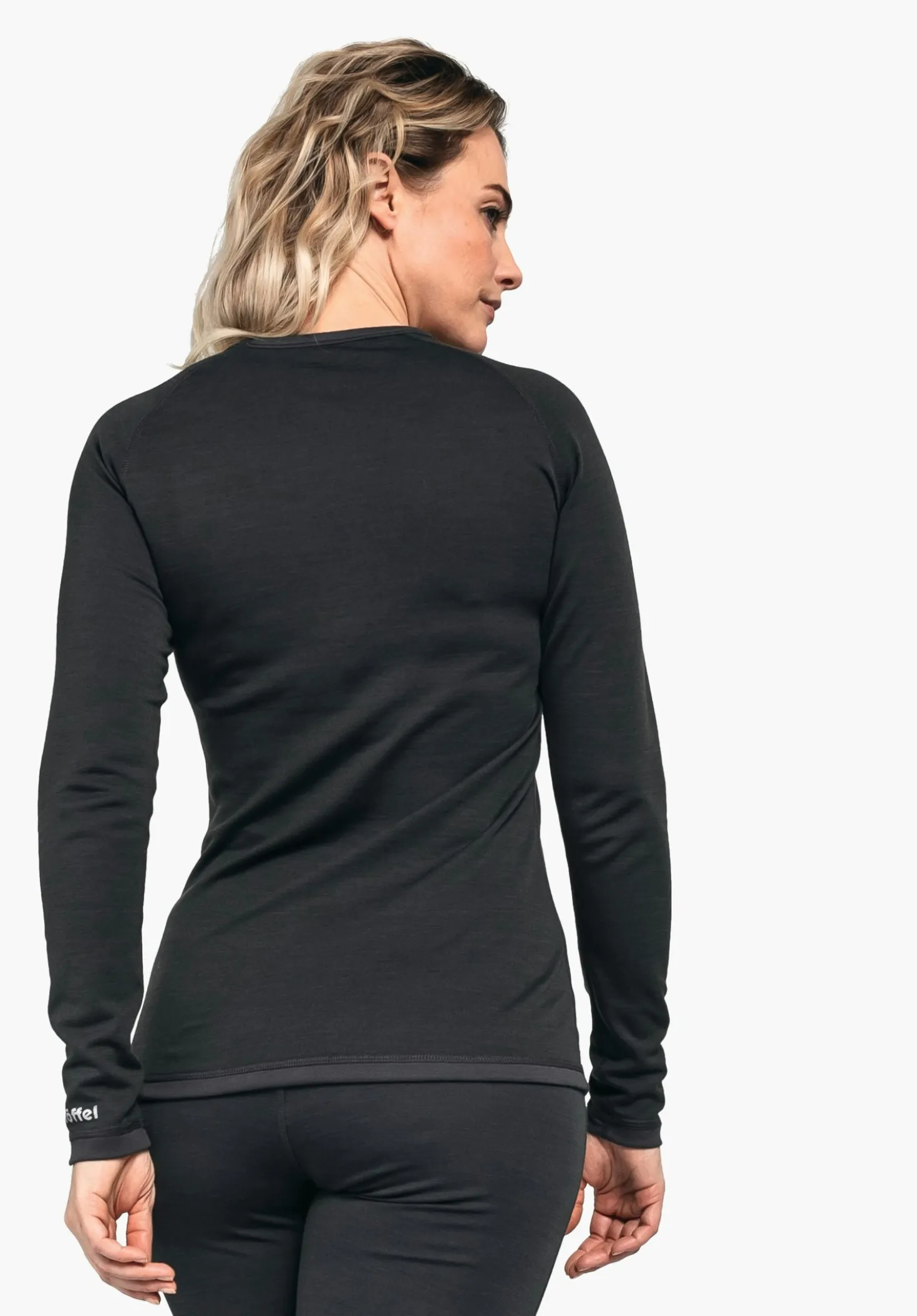 Funktionales Longsleeve mit Merinowolle