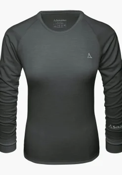 Funktionales Longsleeve mit Merinowolle