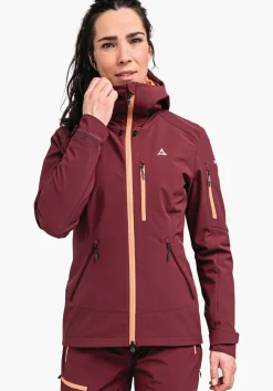 Funktionale Softshelljacke für Skitouren