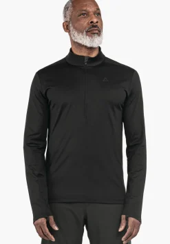 Half-Zip Longsleeve mit raffinierten Details