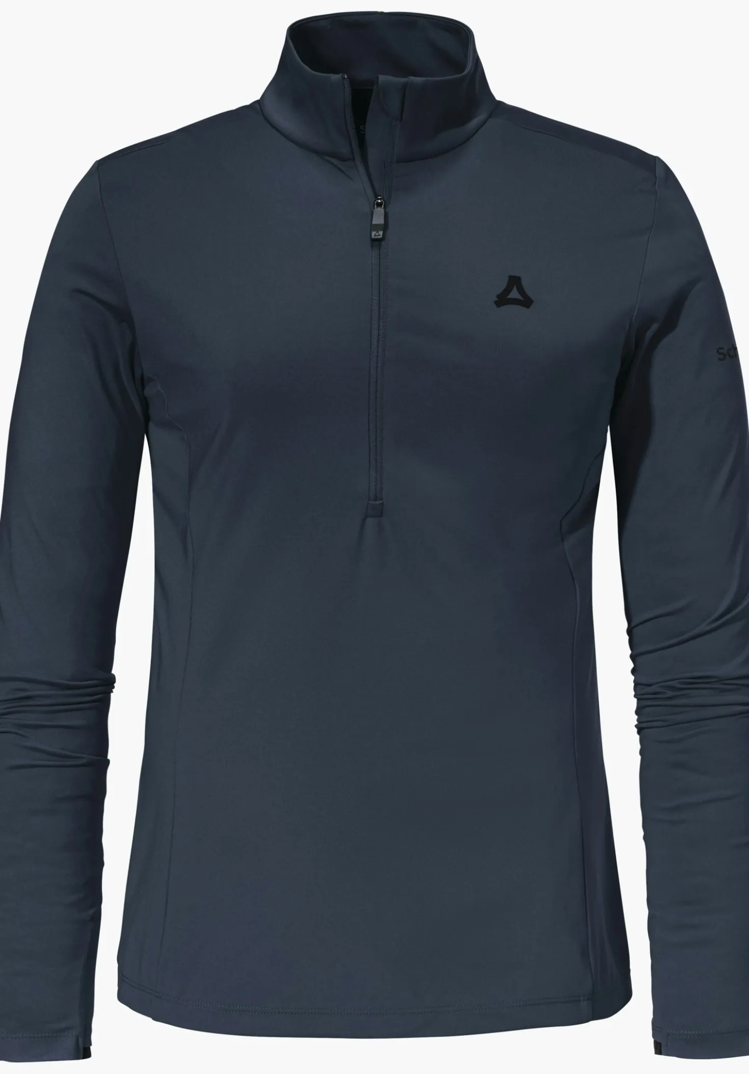 Half-Zip Longsleeve mit raffinierten Details