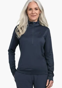 Half-Zip Longsleeve mit raffinierten Details