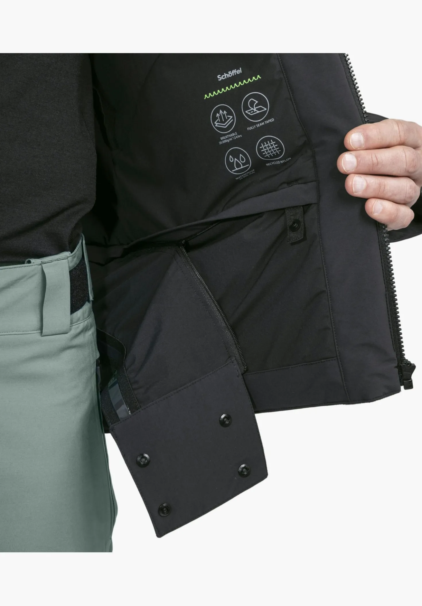 High-Performance Skijacke mit Daune