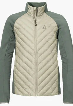 Hybridjacke mit Daune und Stretchzonen