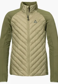 Hybridjacke mit Daune und Stretchzonen