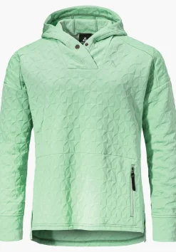 Jacquard Hoodie mit grafischer Struktur